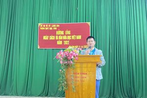 Hoạt động hưởng ứng Ngày sách và Văn hóa đọc Việt Nam năm 2022 trường THPT Hòa Bình
