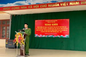Trường THPT Hòa Bình tổ chức Ngoại khóa phòng chống các hành vi sai phạm về pháo; quản lý, sử dụng vũ khí, vật liệu nổ, công cụ hỗ trợ; phòng cháy chữa – Cứu nạn cứu hộ; phòng chống tác hại của rượu bia, vệ sinh an toàn thực phẩm năm học 2024-2025